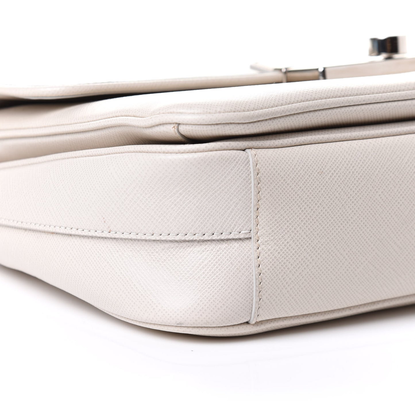 Saffiano Lux Sound Top Handle Pomice