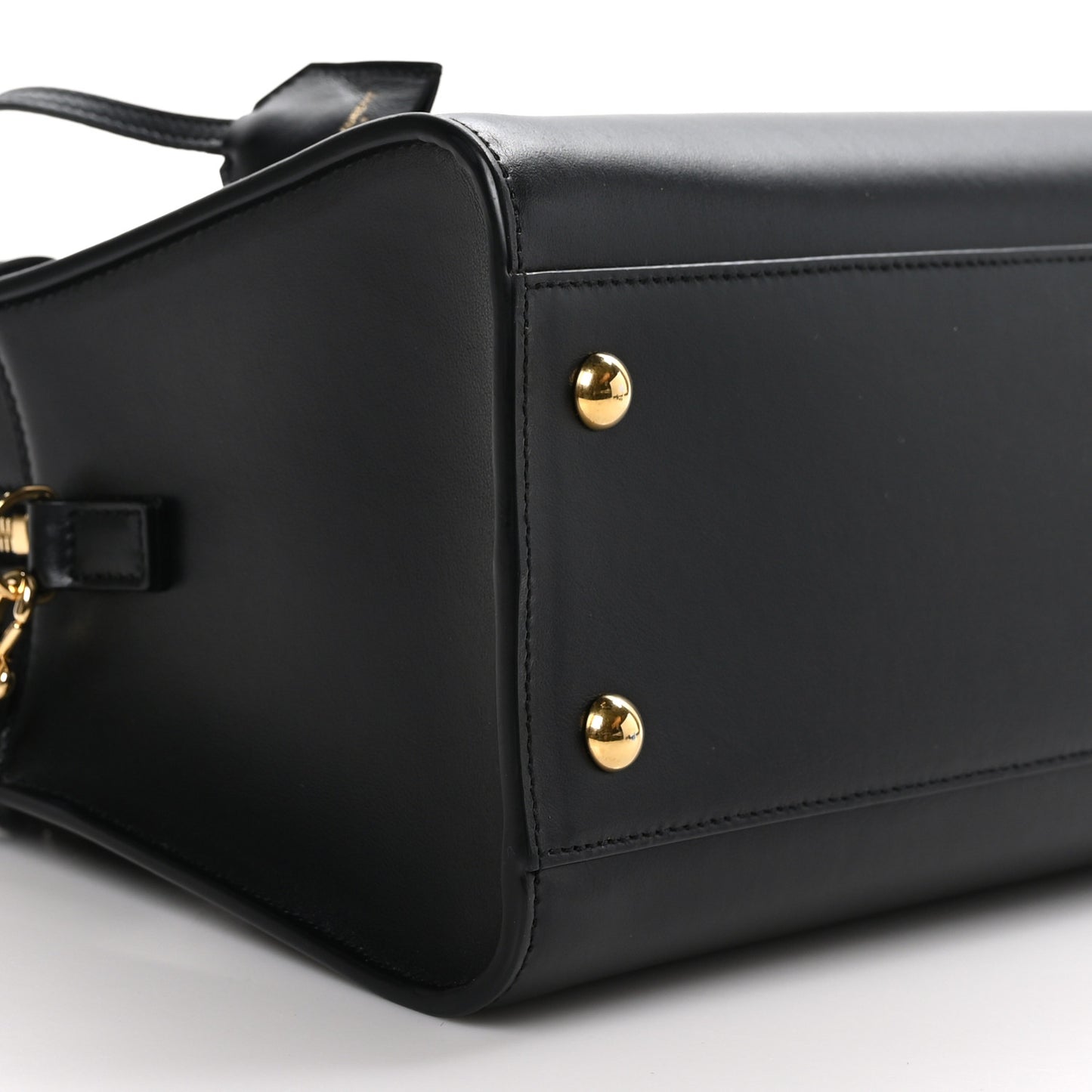 Calfskin Monogram Baby Cabas Black