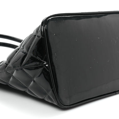 Chanel Patent Medallion Tote Black 9 of 12
