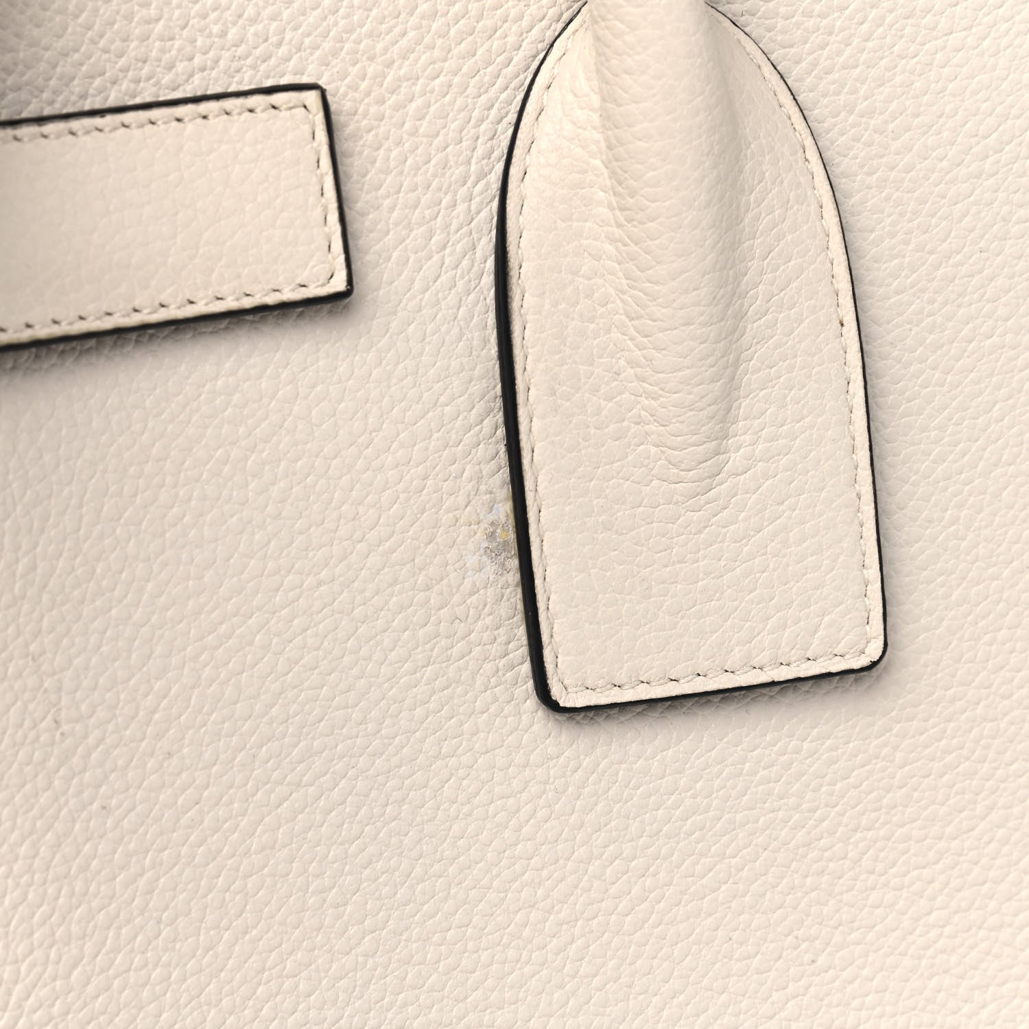 Saint Laurent Grained Calfskin Small Sac De Jour Dove Porcellana Black 8 of 10