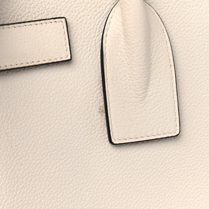 Saint Laurent Grained Calfskin Small Sac De Jour Dove Porcellana Black 8 of 10