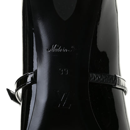 Louis Vuitton Patent Uniformes Silhouette 40mm Pumps 39 Black 8 of 12