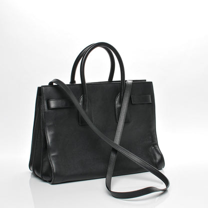 Saint Laurent Calfskin Small Sac De Jour Black 3 of 8