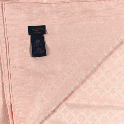 Louis Vuitton Silk Monogram Evermore Shawl Rose Poudre 3 of 3