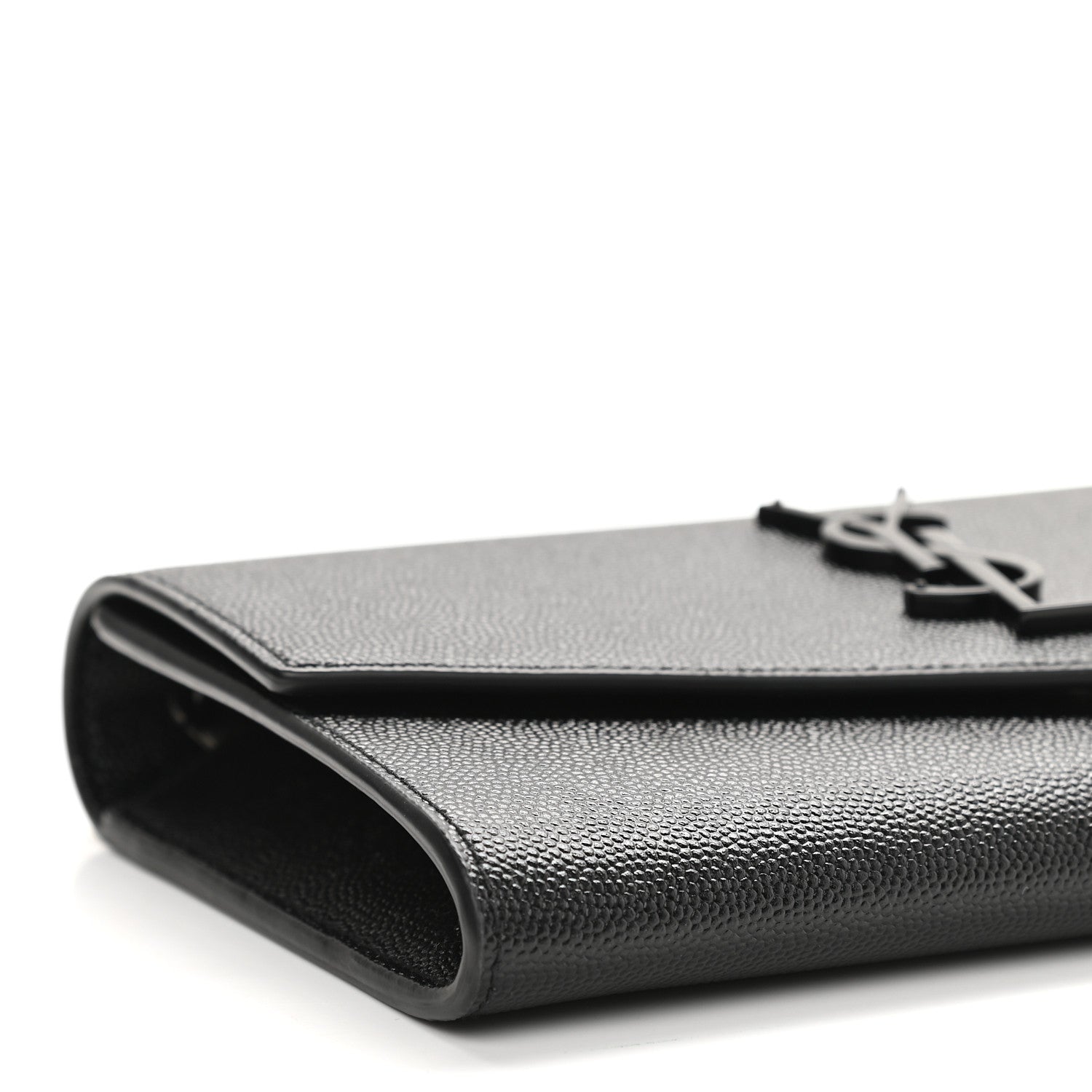 Saint Laurent Grain De Poudre Uptown Chain Wallet Black 9 of 10
