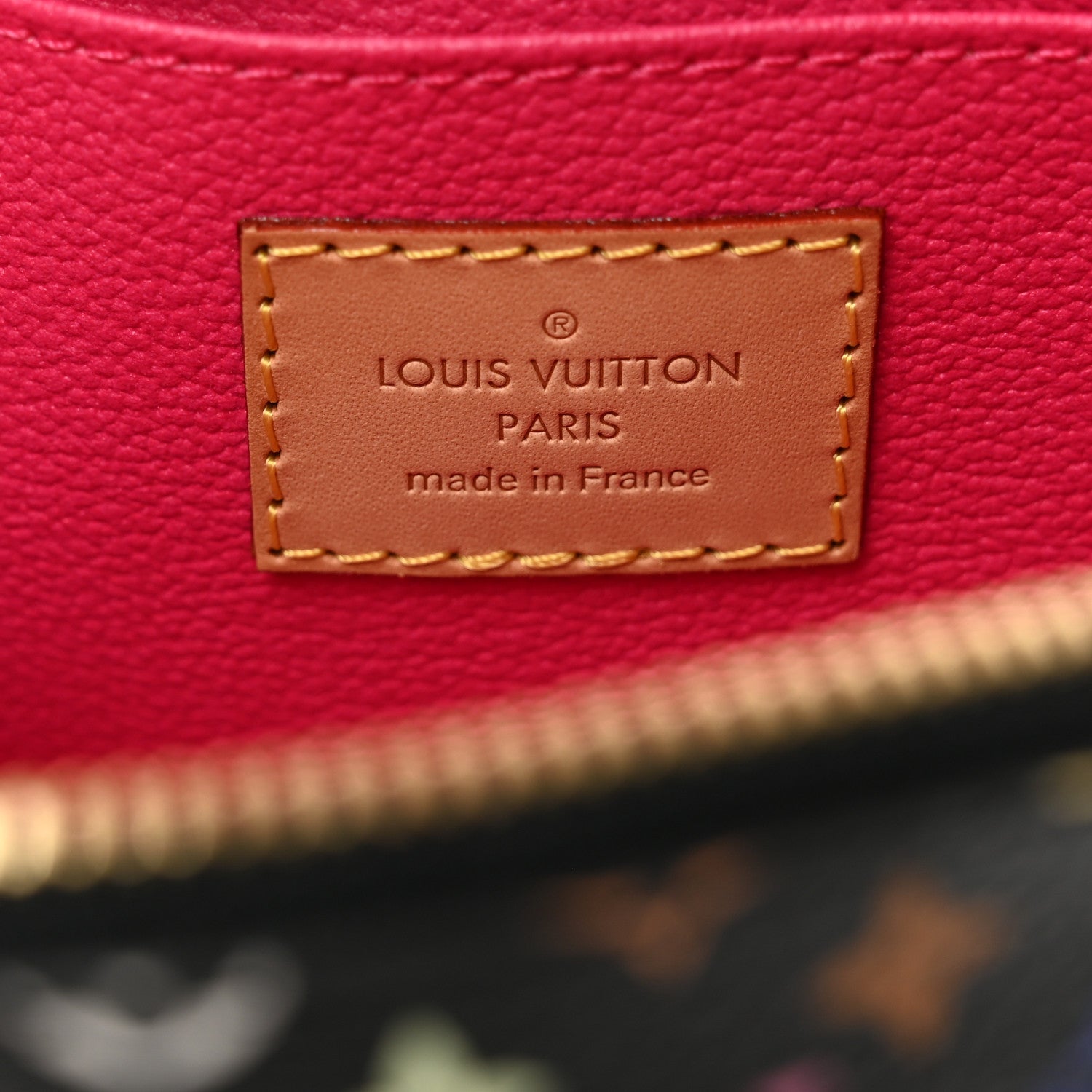 Louis Vuitton LOUIS VUITTON Monogram Multicolor Cosmetic Pouch Black Grenade 6 of 6