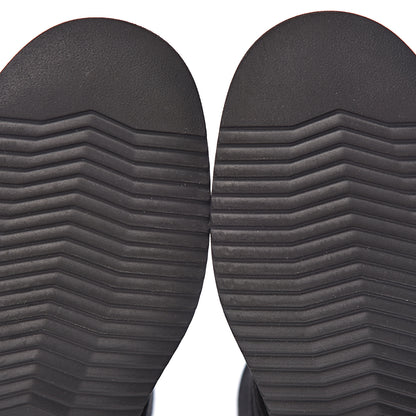 Chanel Suede Calfskin Quilted Combat Short Boots 37 Black 7 of 8