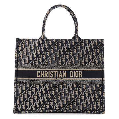 Christian Dior Oblique Book Tote Blue Multicolor 1 of 11