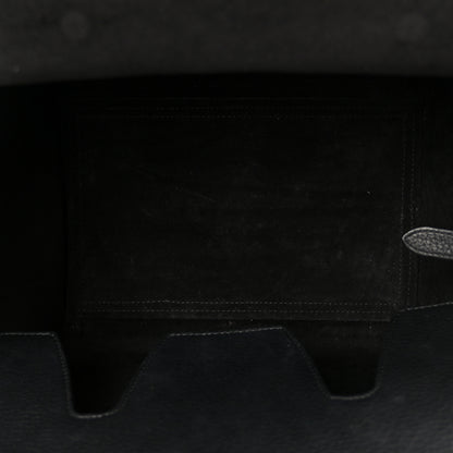 Celine Crisped Calfskin Mini Tie Knot Tote Black 5 of 10
