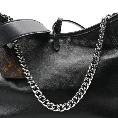Louis Vuitton Lambskin CarryAll Cargo Vibe PM Black 7 of 9