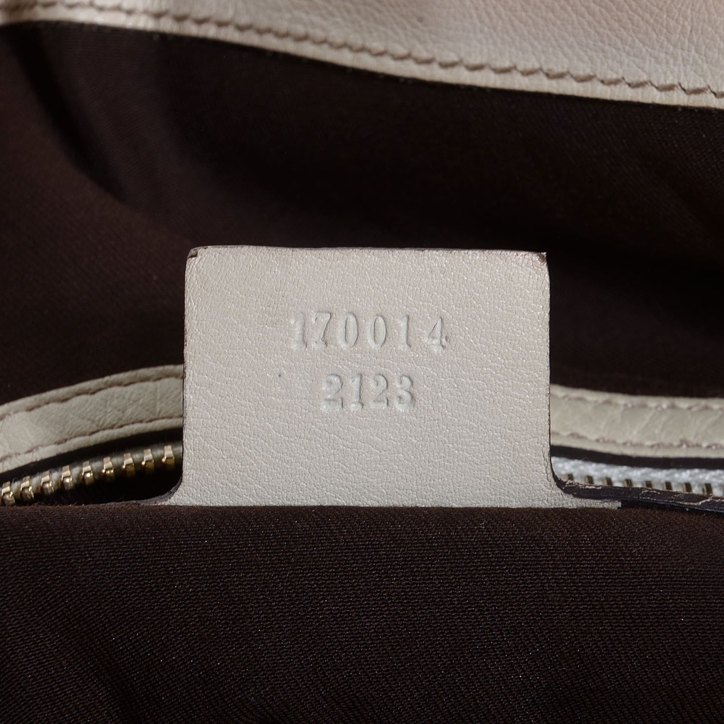Monogram Wave Hobo Off White