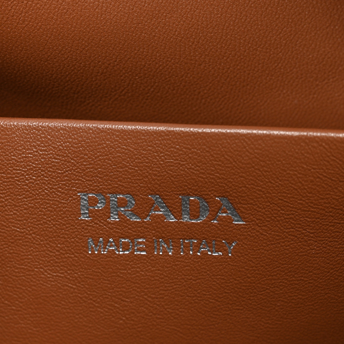 Prada Softy Calfskin Medium  Supernova Handbag Cognac 6 of 9
