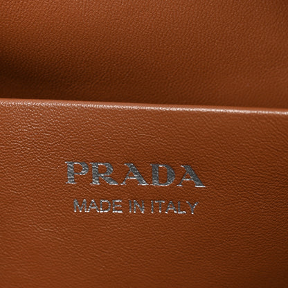 Prada Softy Calfskin Medium  Supernova Handbag Cognac 6 of 9