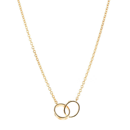 Cartier 18K Yellow Gold Interlocking LOVE Necklace 1 of 5