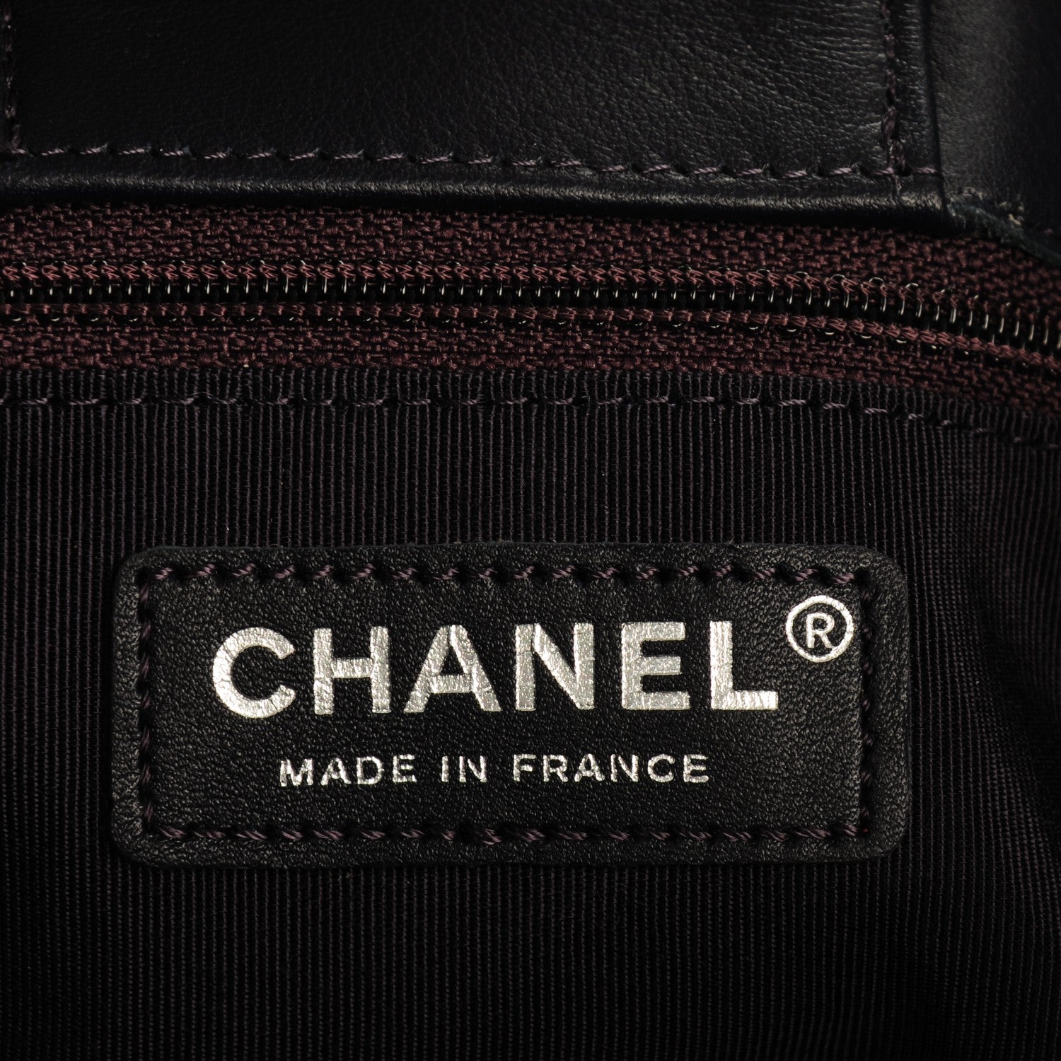 Chanel Calfskin Quilted Timeless Tote Dark Navy 6 of 7
