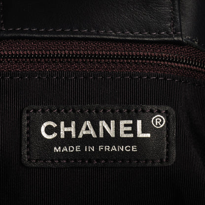 Chanel Calfskin Quilted Timeless Tote Dark Navy 6 of 7