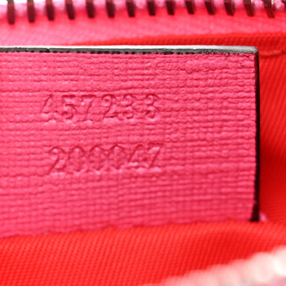 Gucci GG Supreme Monogram Bow Wristlet Red Pink 7 of 7