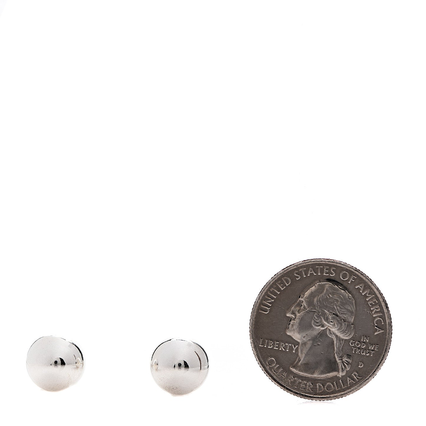 Sterling Silver 10mm HardWear Ball Earrings