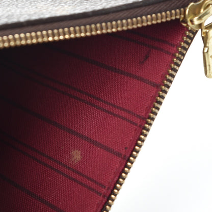 Louis Vuitton Monogram Neverfull MM GM Pochette Fuchsia 8 of 8