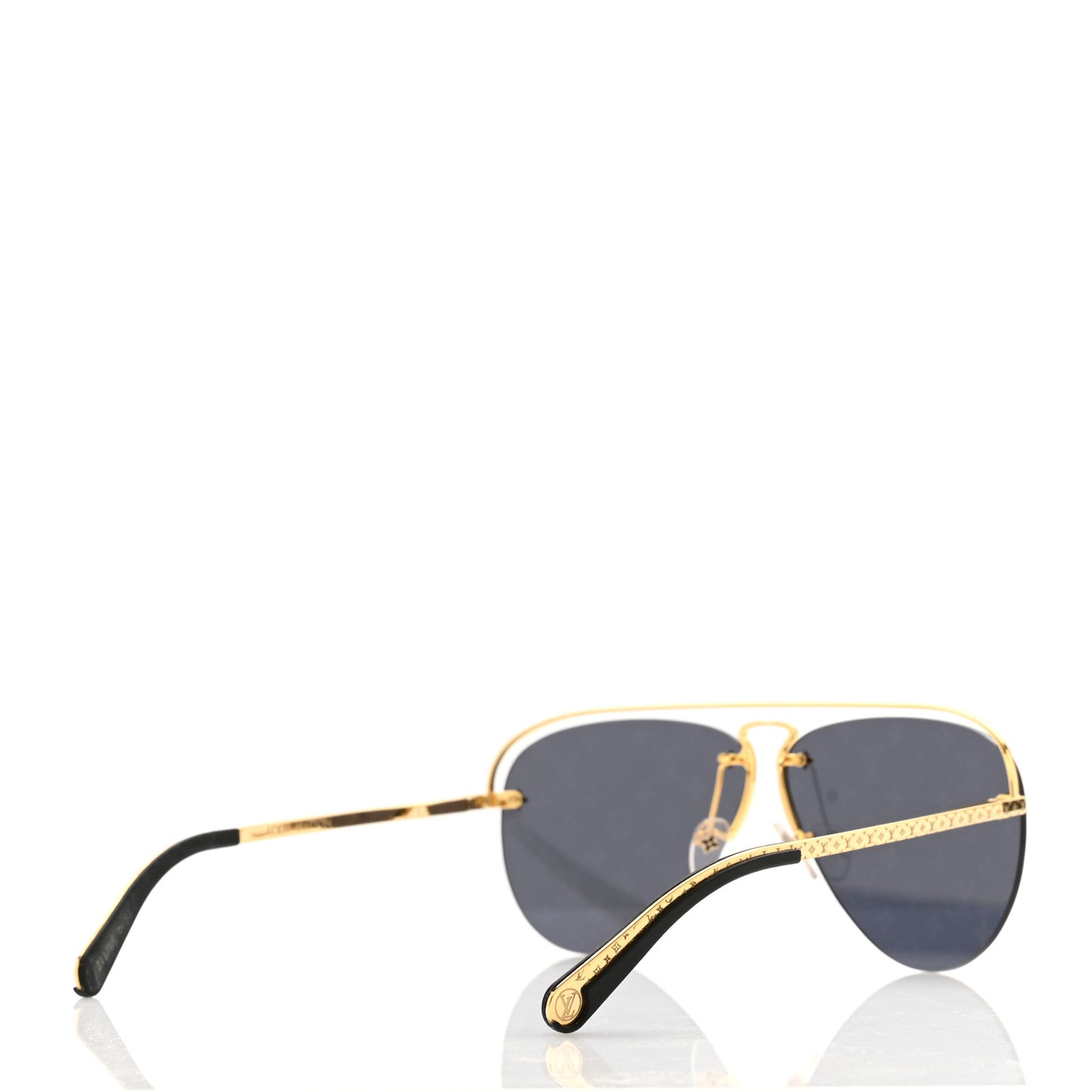 Metal Monogram Grease Sunglasses Z1172E Gold