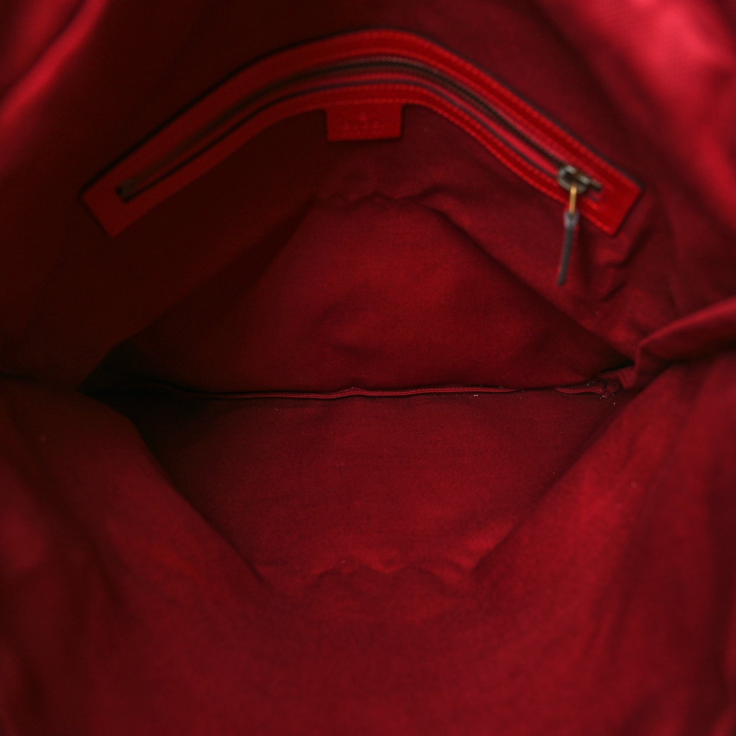 Canvas Logo Sylvie Stripe Drawstring Backpack Red