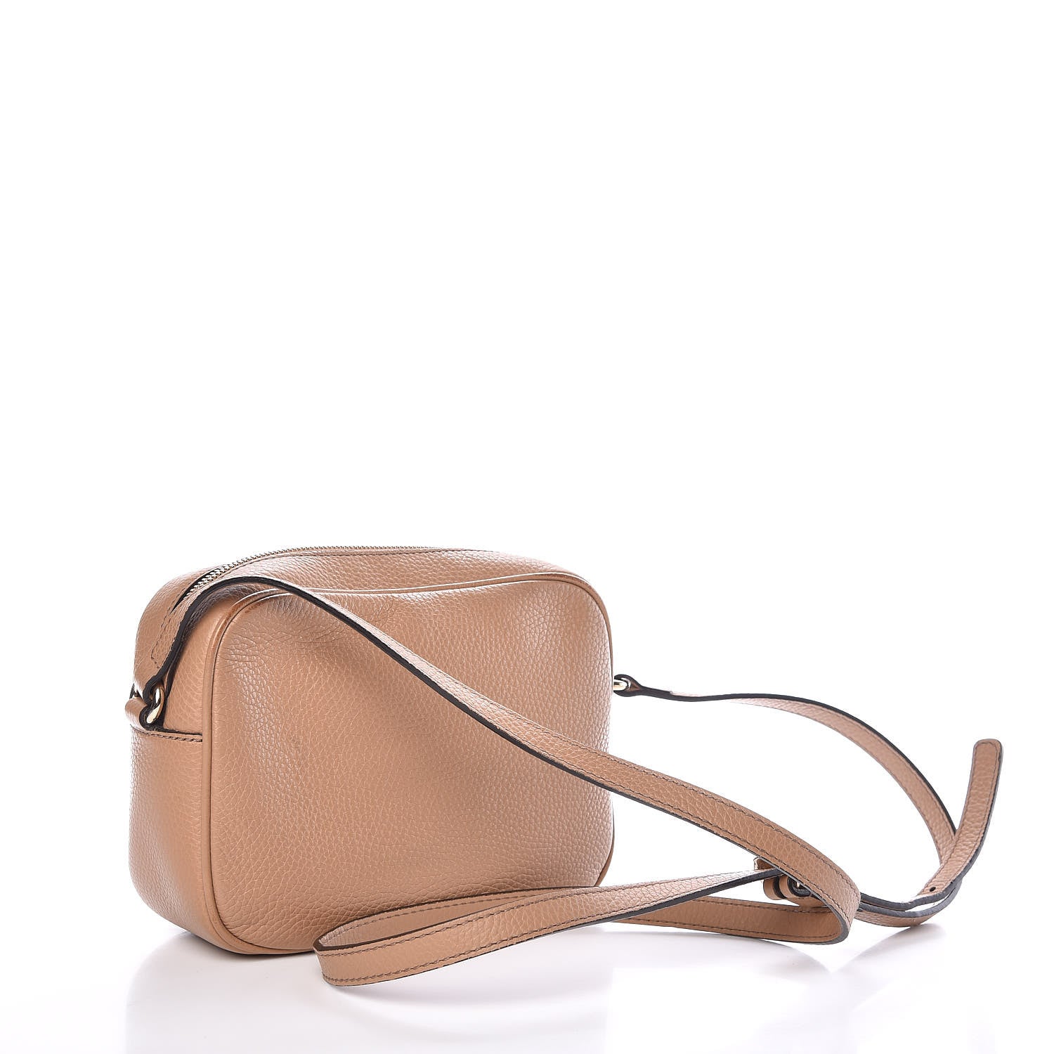 Gucci Pebbled Calfskin Small Soho Disco Bag Camelia 3 of 15