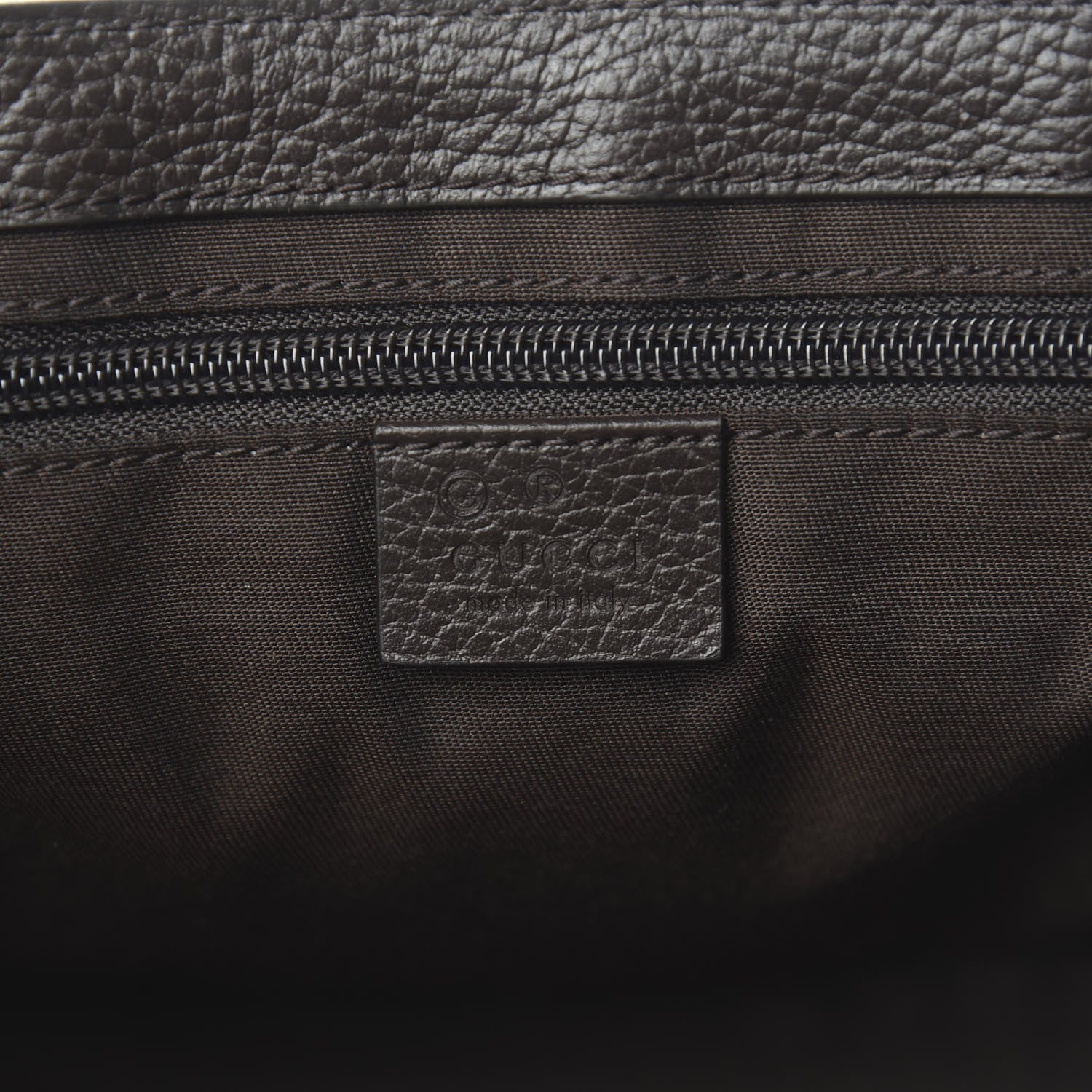 Gucci Monogram Flap Messenger Bag Beige Dark Brown 6 of 10