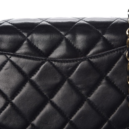 Chanel Lambskin Quilted Mini Square Flap Black 8 of 9
