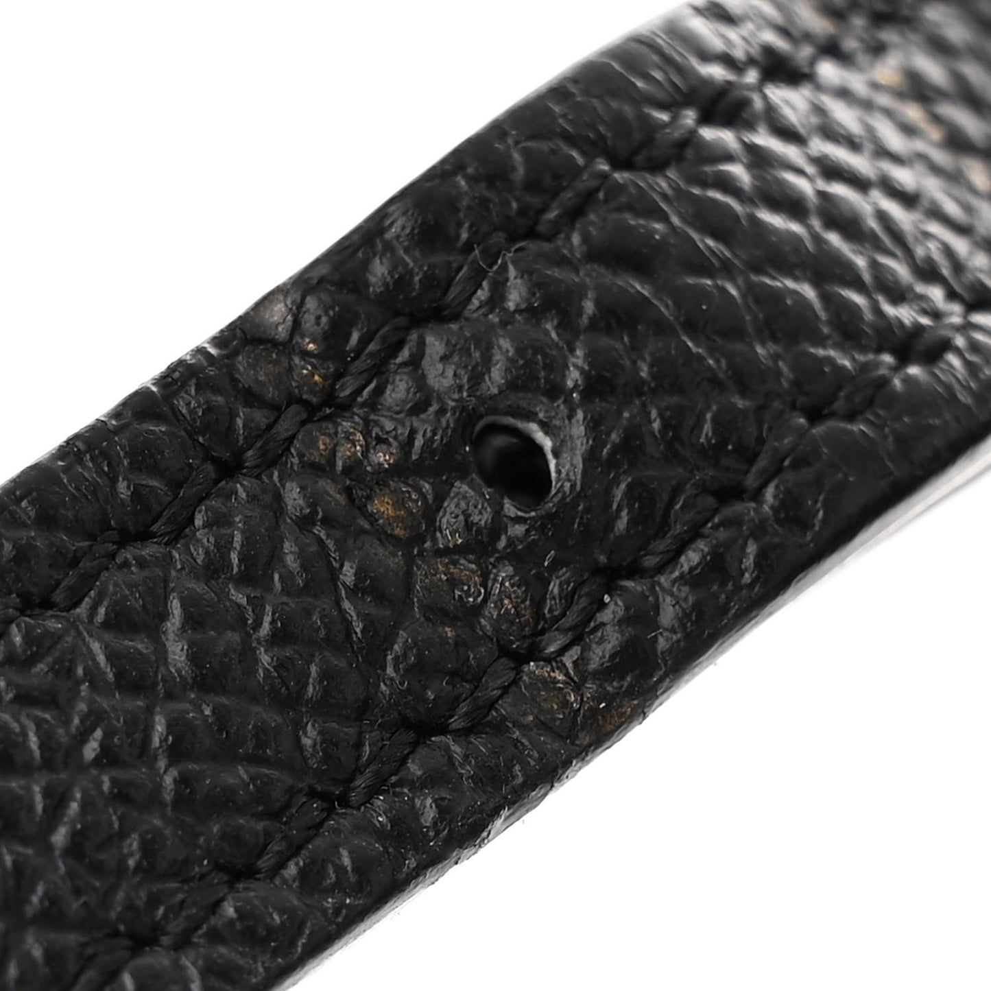 Grained Calfskin Nano Belt Bag Black