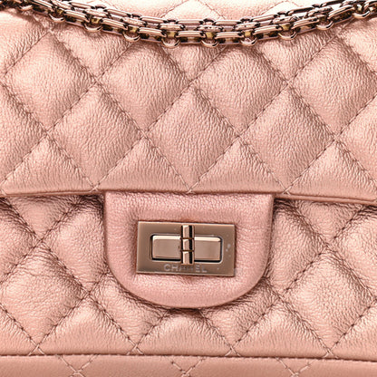 Chanel Metallic Grained Calfskin Quilted 2.55 Reissue Mini Flap Copper Pink 8 of 11