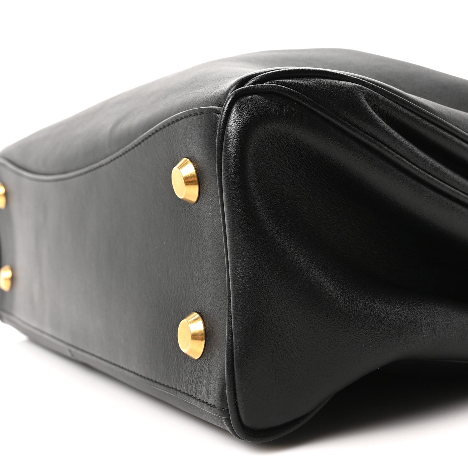 Balenciaga Natural Smooth Calfskin Medium Rodeo Top Handle Handbag Black 9 of 9