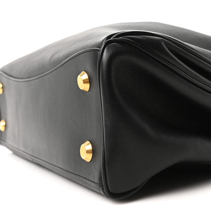 Balenciaga Natural Smooth Calfskin Medium Rodeo Top Handle Handbag Black 9 of 9