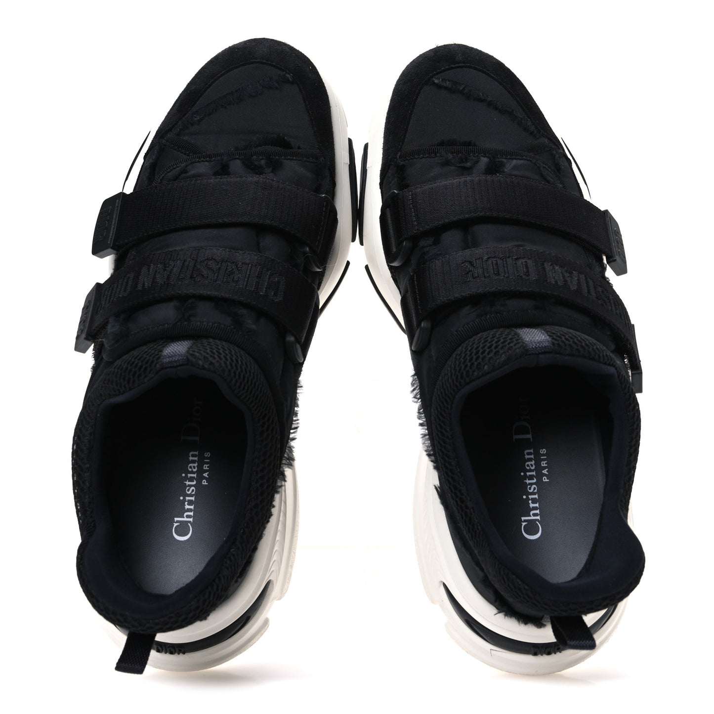 Technical Fabric Nylon Camouflage Womens D-Wander Sneakers 39.5 Black