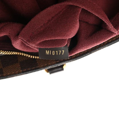 Louis Vuitton Cuir Taurillon Damier Ebene Normandy Bordeaux 6 of 15