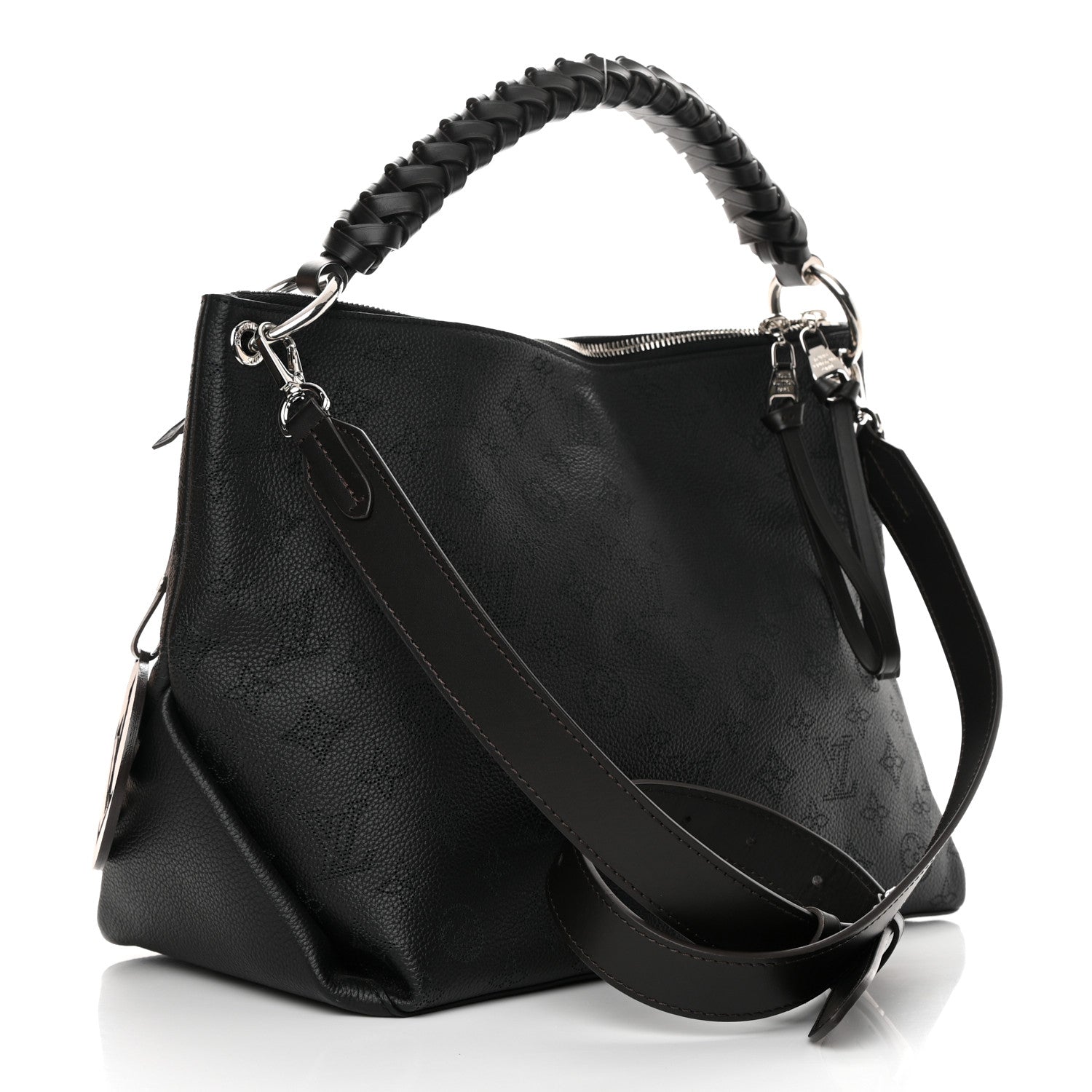 Louis Vuitton Mahina Beaubourg Hobo MM Black 3 of 10