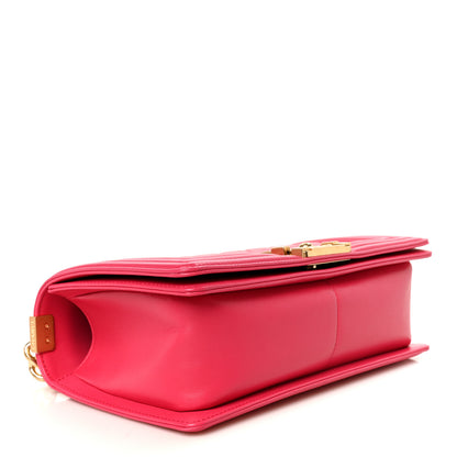 Chanel Lambskin Quilted Medium Boy Flap Pink 4 of 10