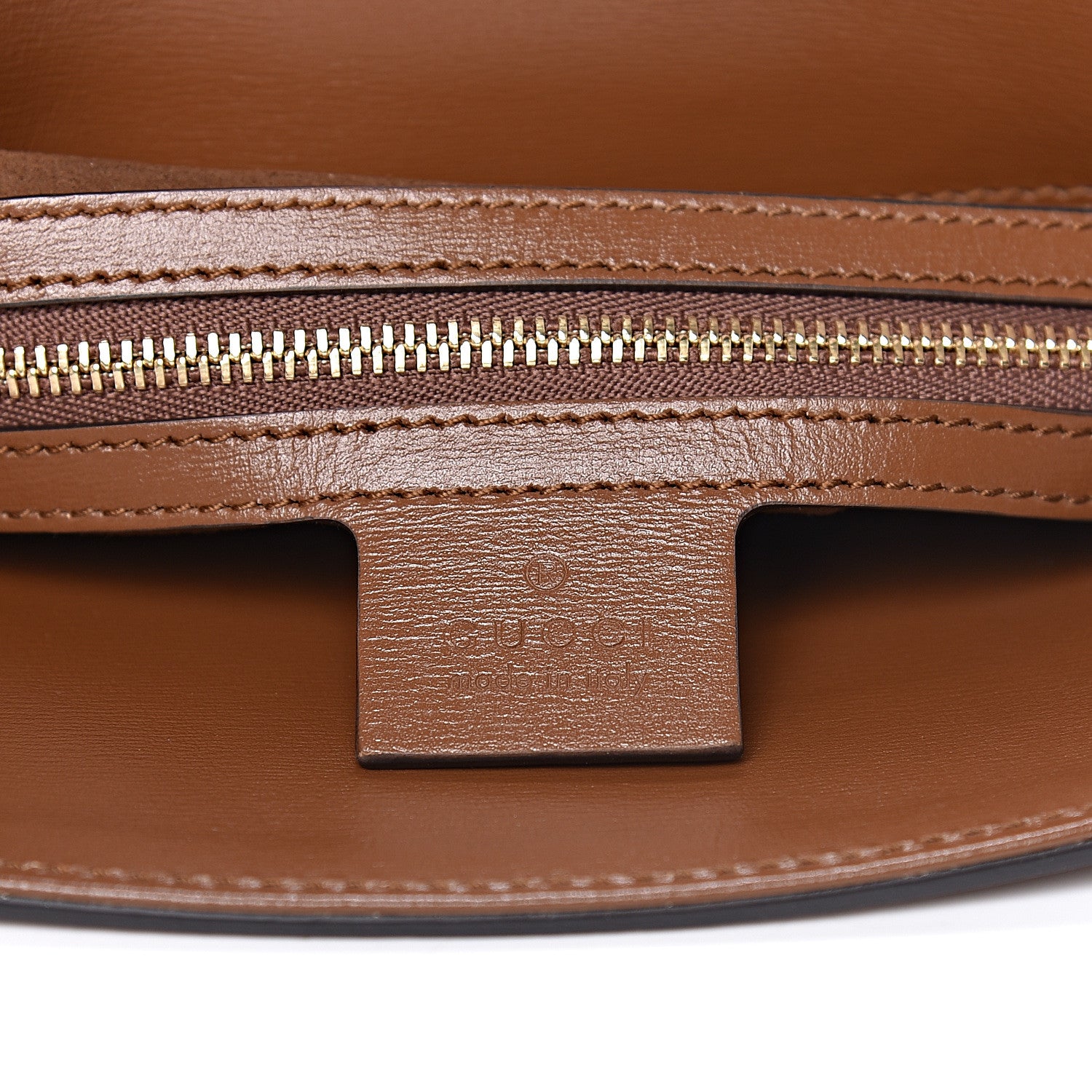 Gucci Boarded Plutone Calfskin Medium Arli Shoulder Bag Nocciola 6 of 14