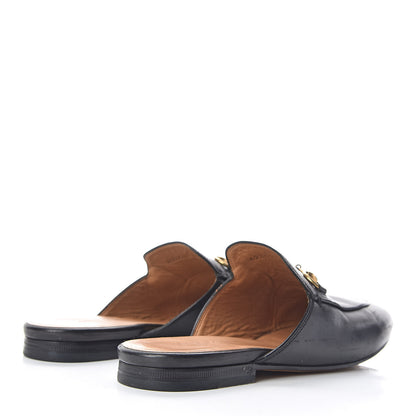 Gucci Calfskin Womens Princetown Slippers 37.5 Black 4 of 13