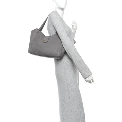 Chanel Grained Nubuck Caviar Quilted Large Shopping Bag Grey 2 of 13
