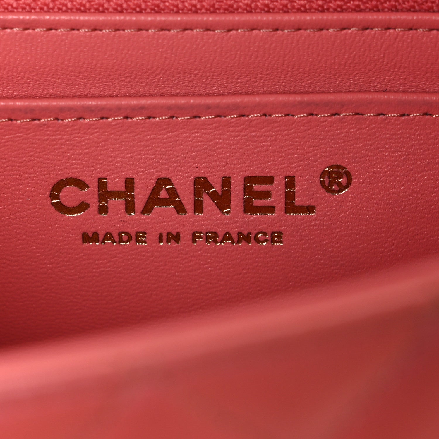 Chanel Iridescent Lambskin Quilted Mini Rectangular Flap Pink 6 of 10