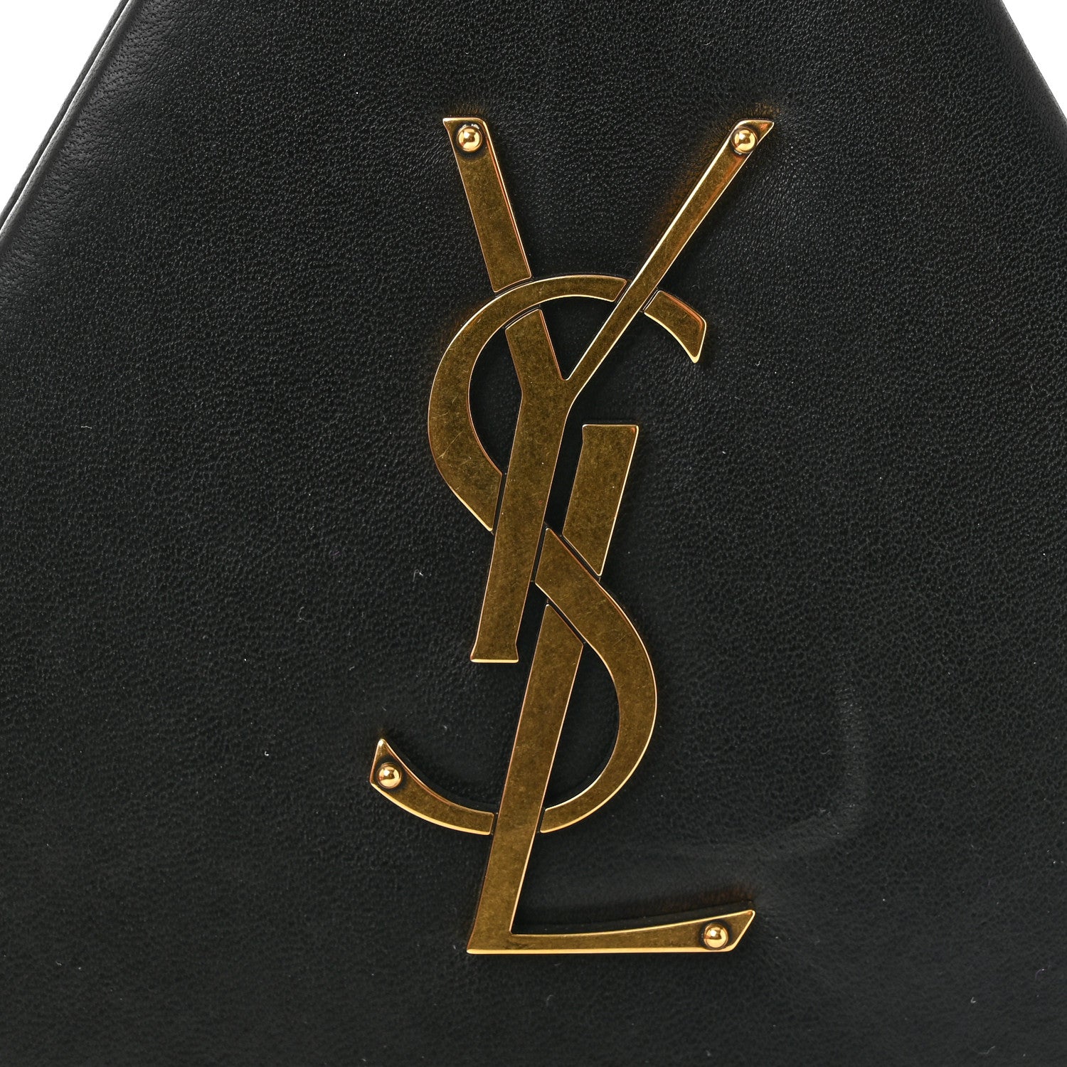 Saint Laurent Lambskin Pyramid Clutch Black 9 of 10