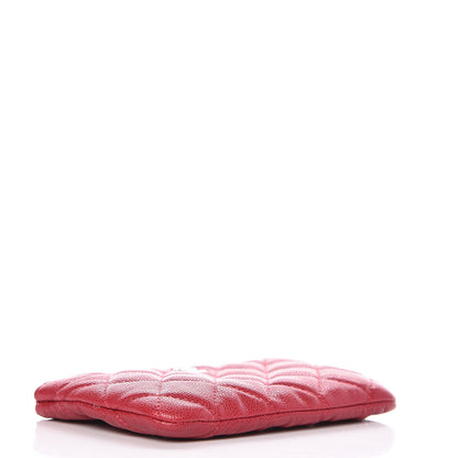 Chanel Caviar Quilted Small Cosmetic Case Pink 4 of 11