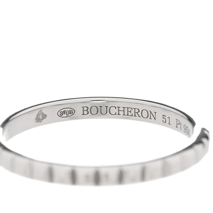 Boucheron Platinum Mini Clou De Paris Wedding Band Ring 51 5.75 4 of 5