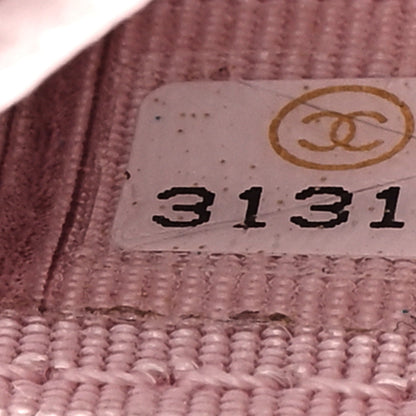 Chanel Caviar Quilted Flap Card Holder Wallet Light Pink 7 of 7