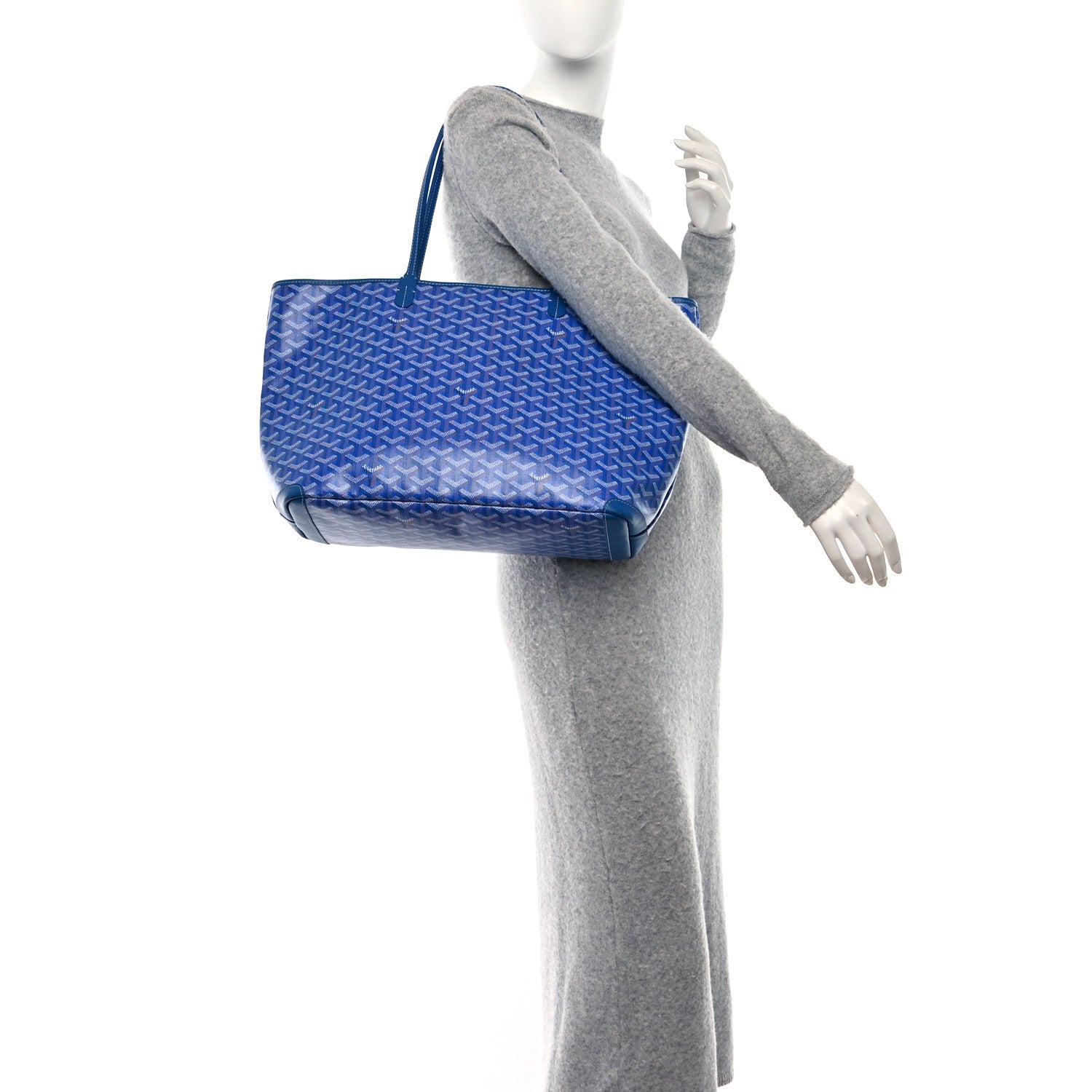 Goyard Goyardine Artois MM Blue 3 of 10