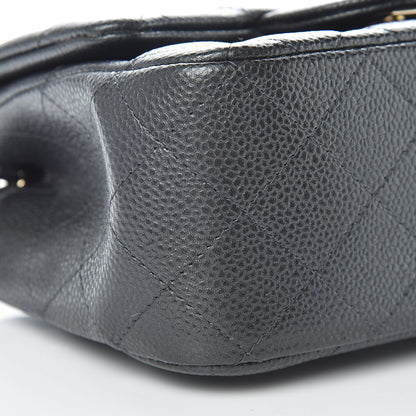 Chanel Caviar Quilted Mini Square Flap Dark Grey 8 of 9