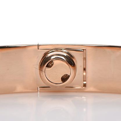 Cartier 18K Pink Gold 4 Diamond LOVE Bracelet 17 6 of 7