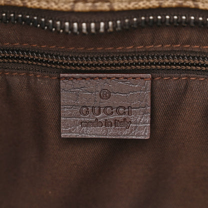 Gucci Soft GG Supreme Monogram Web Handle Vertical Tote Dark Brown 6 of 10