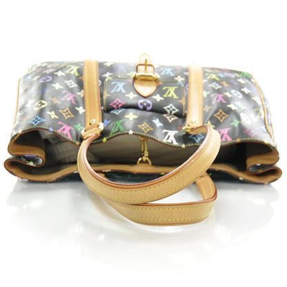 Louis Vuitton Monogram Multicolor Aurelia GM Black 6 of 9