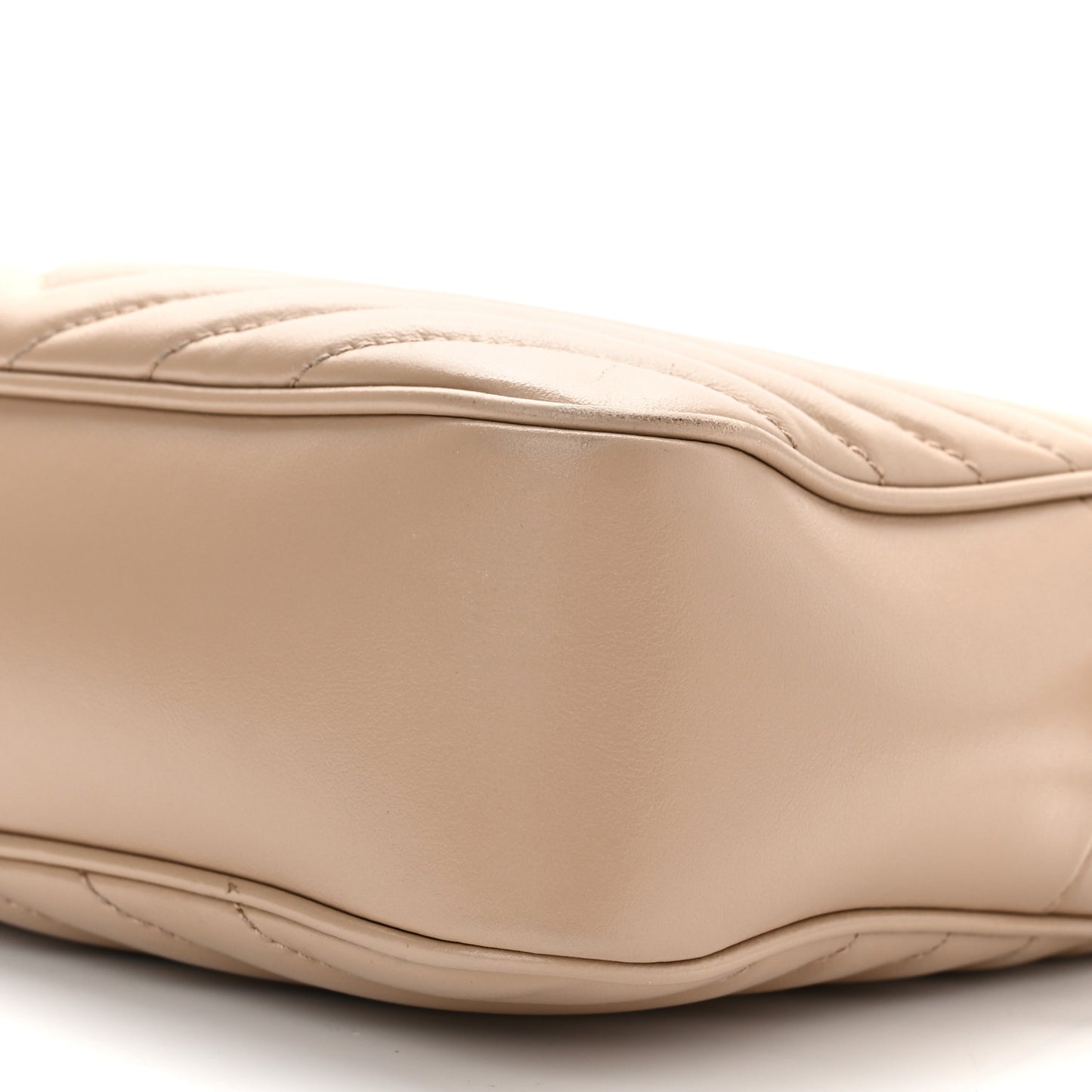 Calfskin Matelasse Monogram Lou Camera Bag Nude Powder